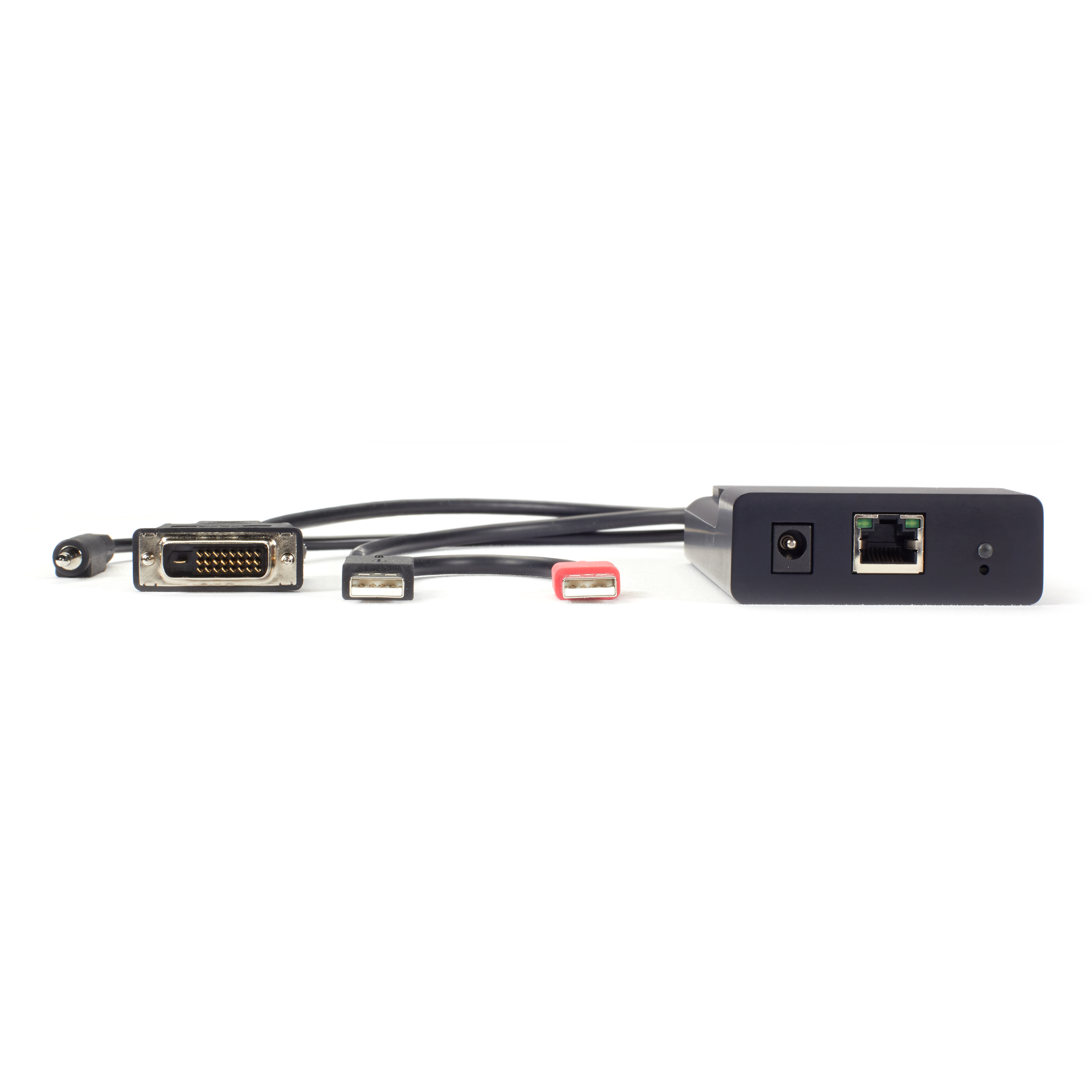 Zero U DVI KVM-over-IP Transmitter - Single Head, HD, USB-HID, Audio, 12-in.