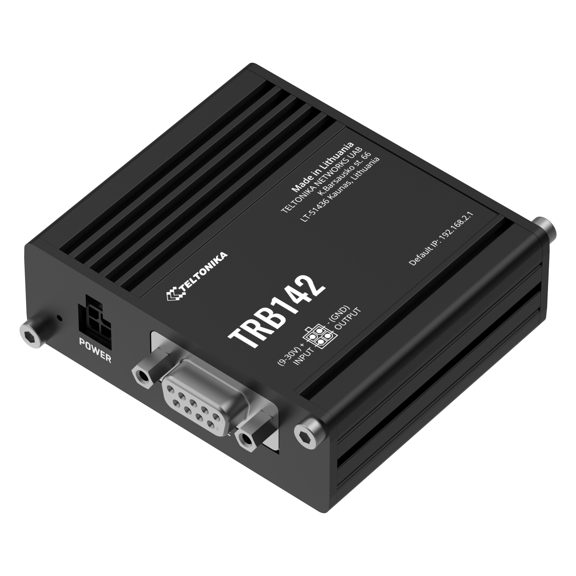 Industrial Rugged LTE RS232 Gateway. 4G/LTE (Cat 1), 3G, 2G